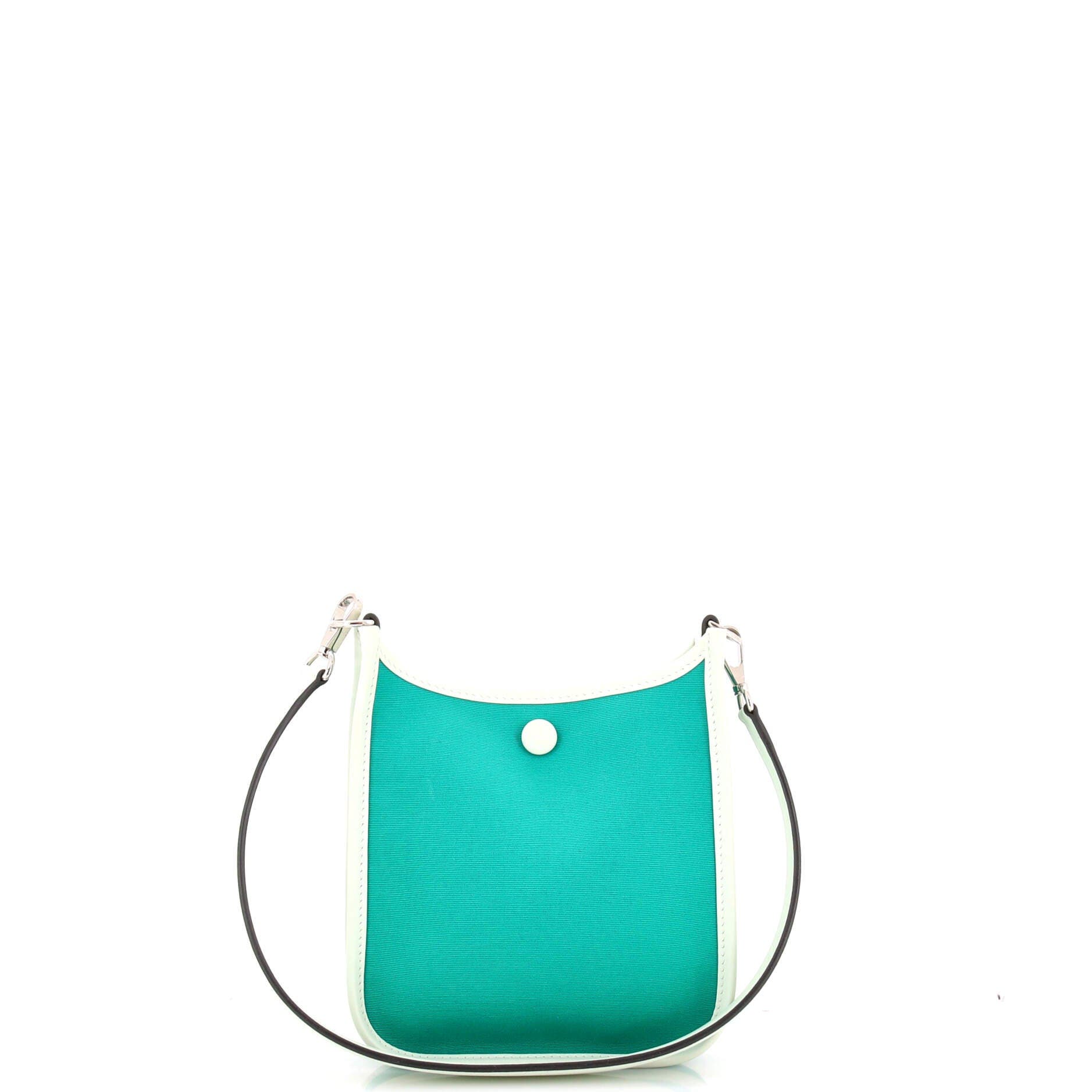 Neo Evelyne Bag Toile and Leather TPM, Alternate, color, Green