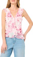 1.STATE V-Neck Ruffle Top
