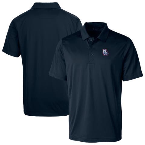 Men's Cutter & Buck Navy New Hampshire Fisher Cats Big & Tall Prospect Textured Stretch Polo