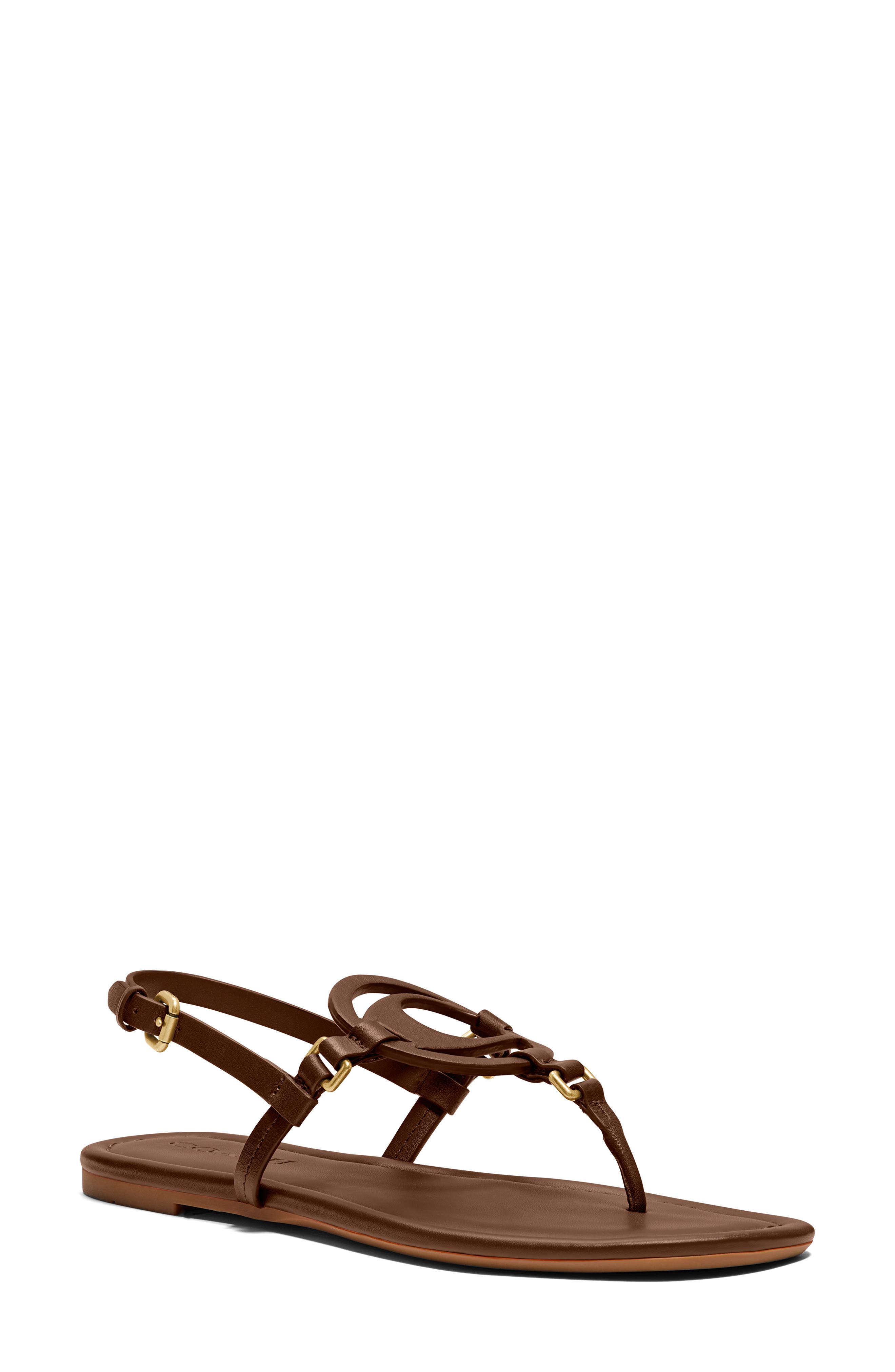 COACH Jeri Logo Sandal, Main, color, 
