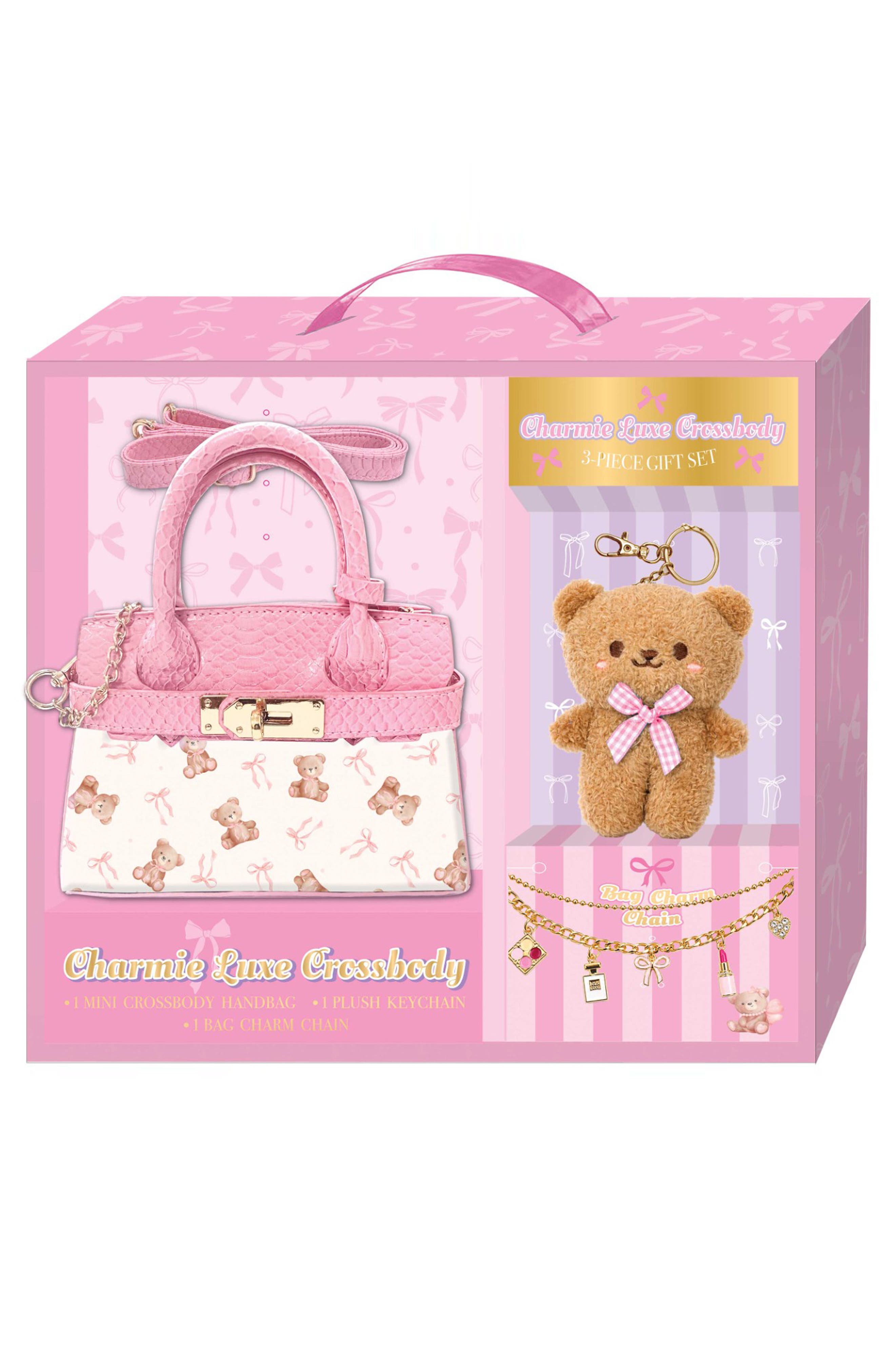 Kids' Charmie Luxe 3-Piece Crossbody Handbag Set, Main, color, MULTI