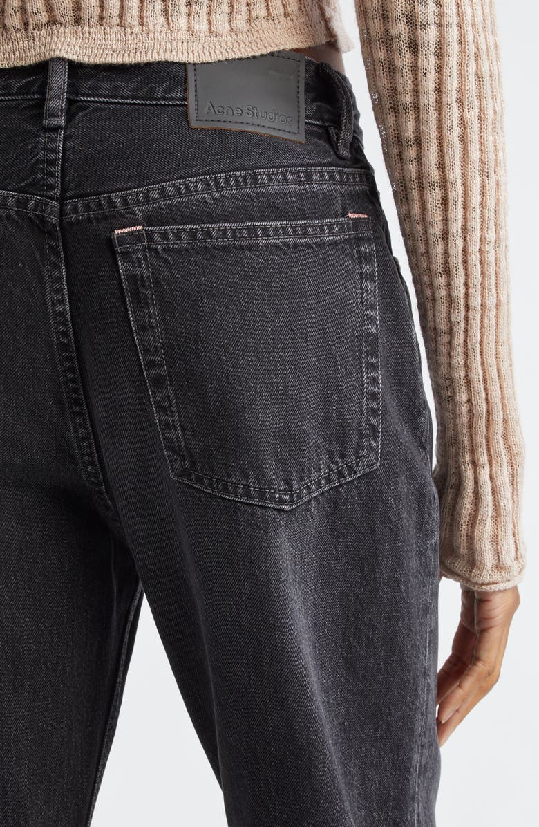 Acne Studios 2021F Loose Fit Jeans, Alternate, color, Black