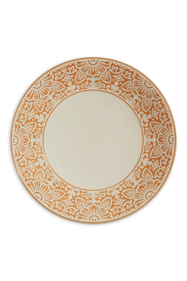 Havana Set of 4 Coupe Dinner Plates, Main, color, ORANGE
