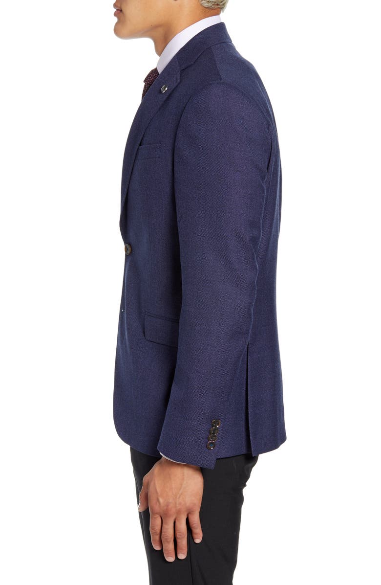 Ted Baker London Roger Trim Fit Solid Wool Blazer, Alternate, color,