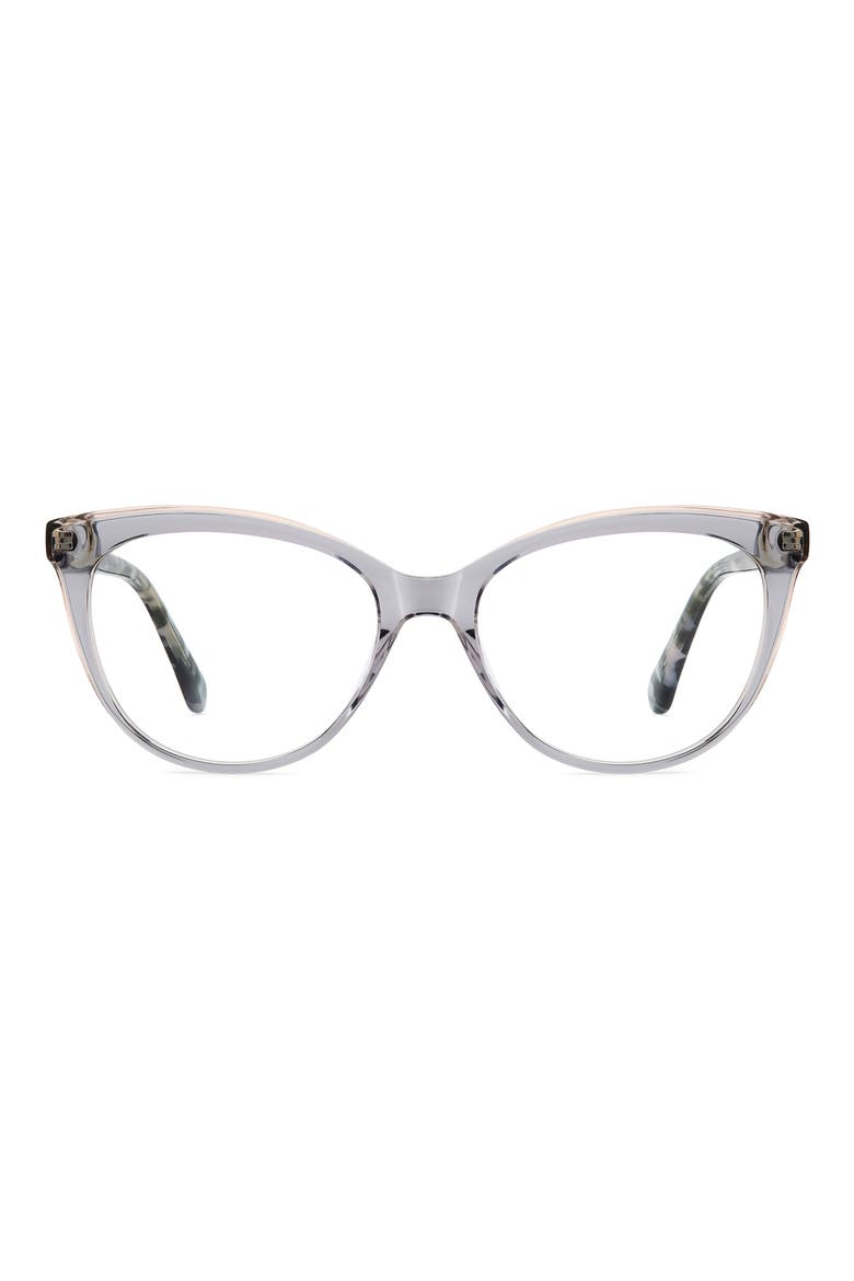 kariane 55mm oval reading glasses, Main, color, GREY PINK