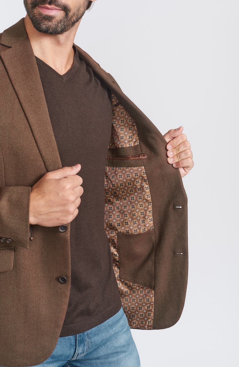 SAVILE ROW CO Herringbone Sport Coat, Alternate, color, 