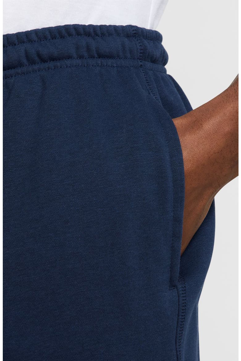 Club French Terry Flow Shorts, Alternate, color, 451 OBSIDN/WHITE