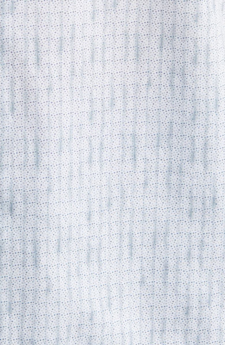 Robert Barakett Slim Fit Dot Print Short Sleeve Cotton Button-Up Shirt, Alternate, color, 