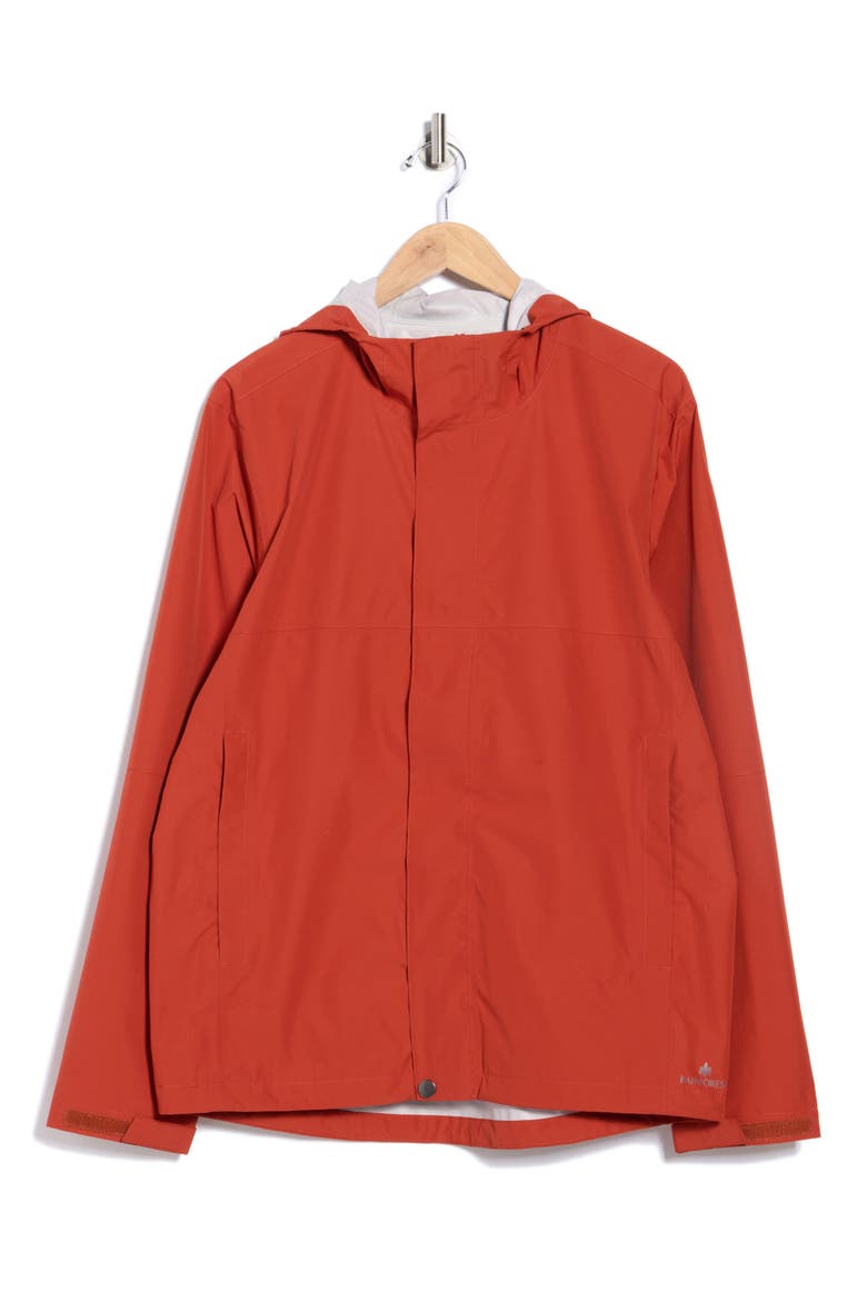 Seam Sealed Waterproof Windbreaker Jacket, Alternate, color, CLAY ORANGE