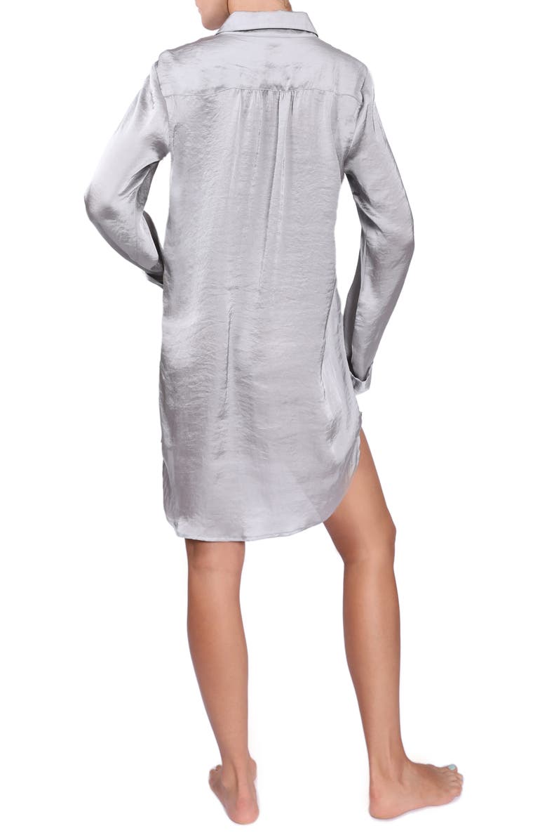 Everyday Ritual Boyfriend Sleep Shirt, Alternate, color, 