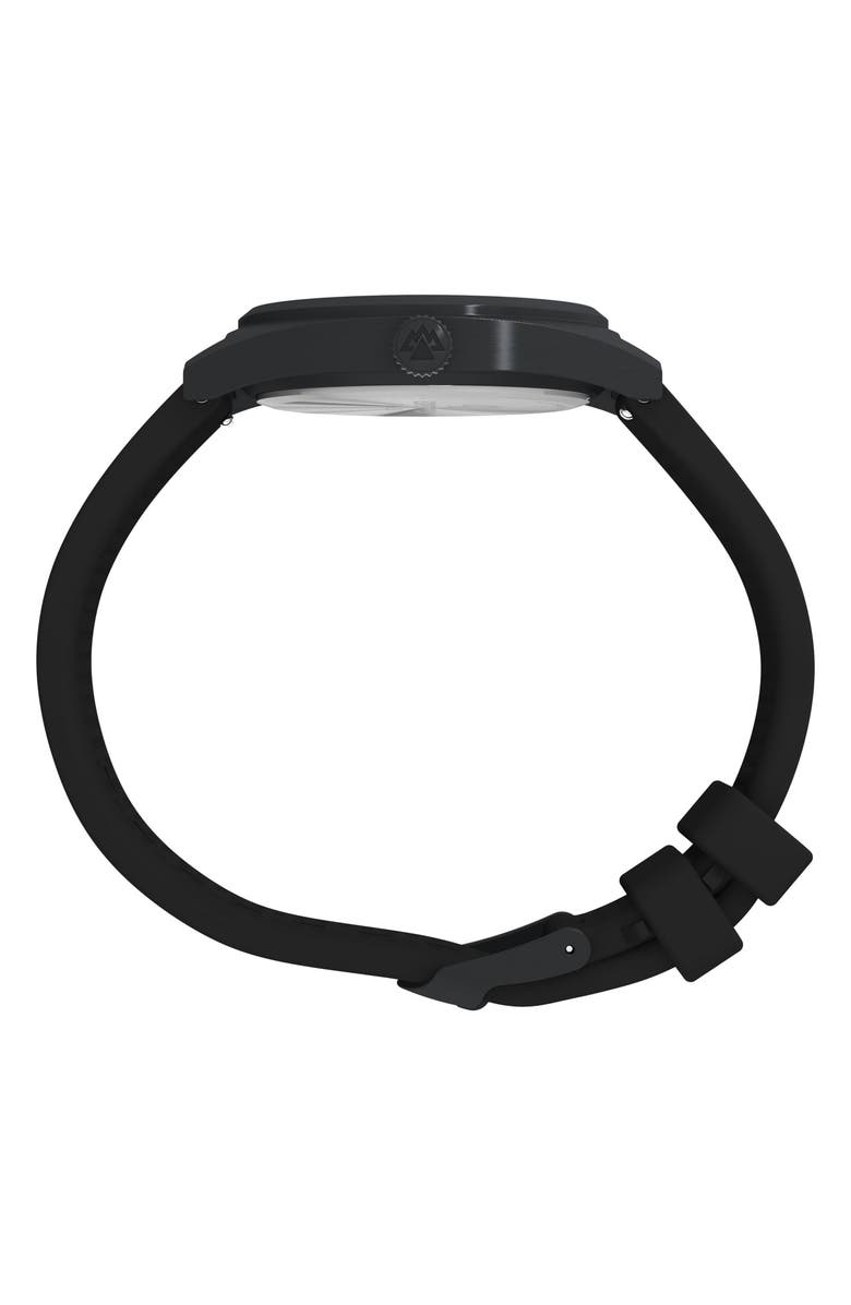 Timex<sup>®</sup> Expedition<sup>®</sup> Capstone Silicone Strap Watch, 39mm, Alternate, color, Black/Black