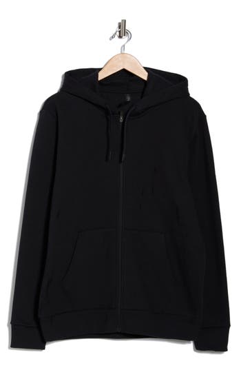 Z By Zella Freeform Fleece Zip Hoodie In Black
