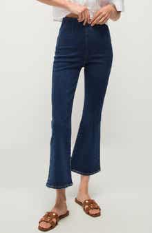 Veronica Beard Carson Off-Duty High Waist Ankle Flare Jeans