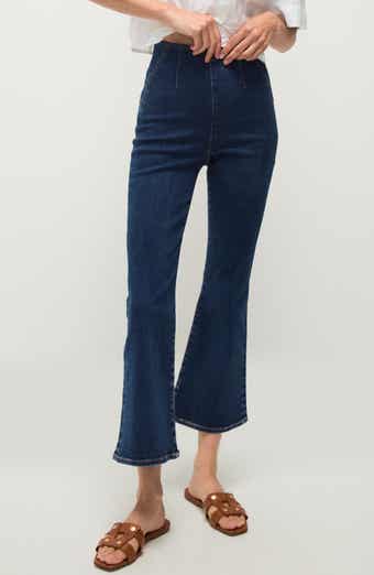 Veronica Beard Carson Off-Duty High Waist Ankle Flare Jeans