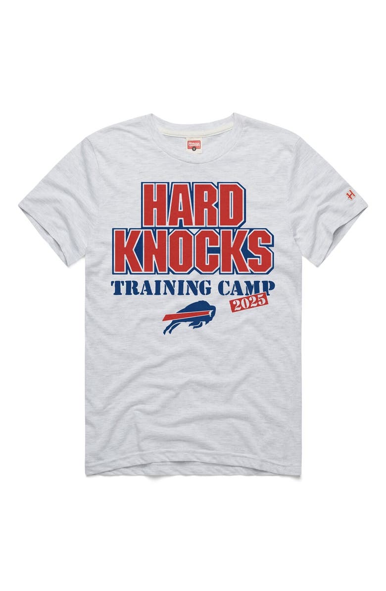 Homage Men's Homage Ash Buffalo Bills 2025 Hard Knocks Training Camp Tri-Blend T-Shirt, Main, color, 