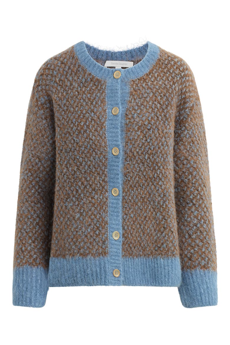 The Rio Alpaca Blend Cardigan, Alternate, color, MACCHIATO MULTI