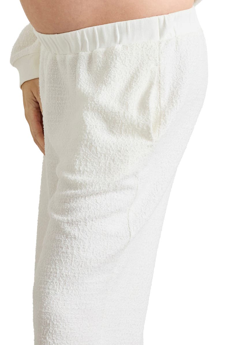 HATCH Collection The Dina Boucle Lounge Pant, Alternate, color, Ivory