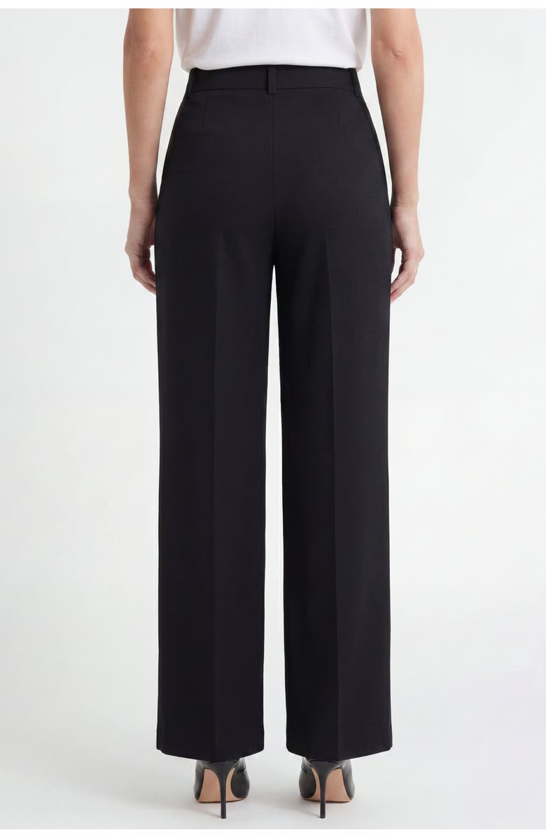 Solomon & Sage Women's Classic High Waist Wide Leg Pants, Alternate, color, Black