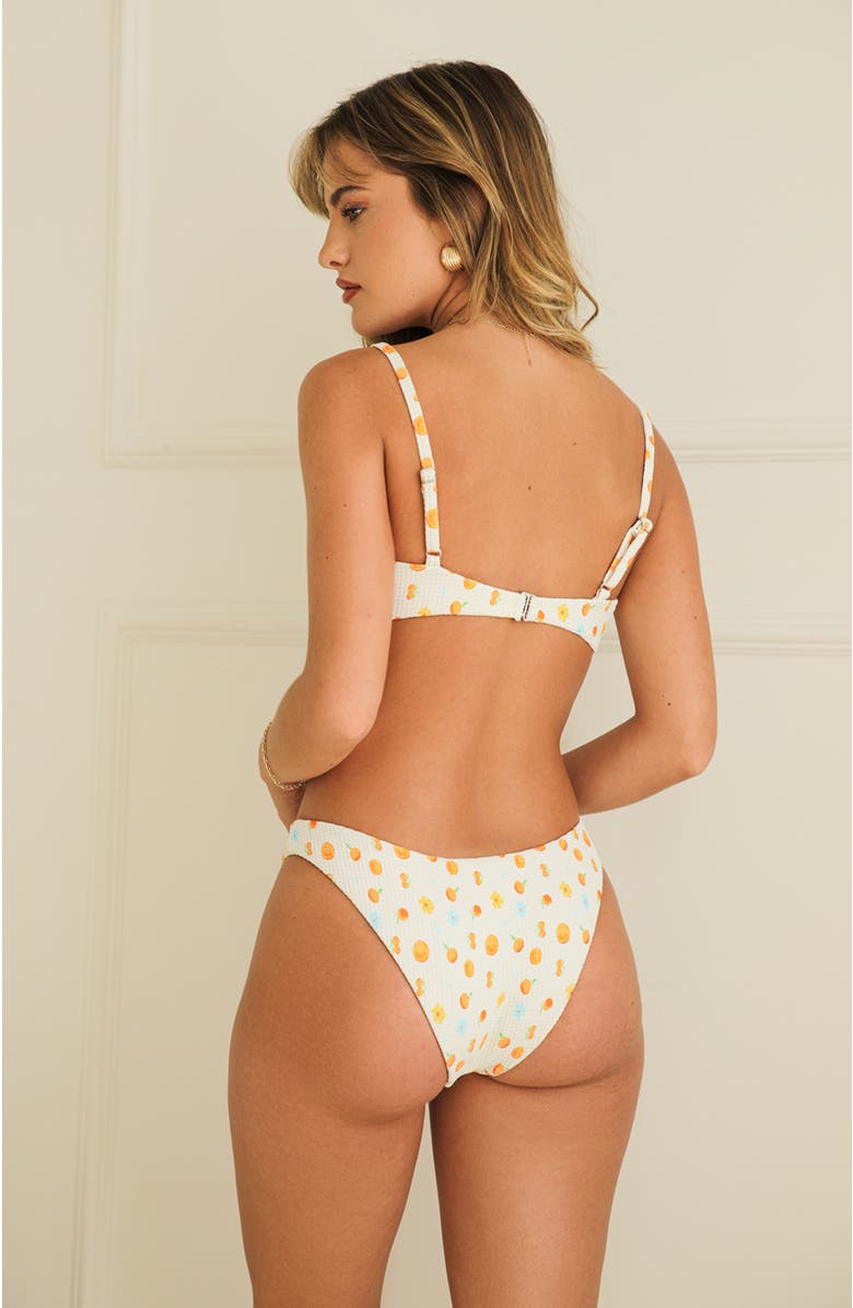 Dippin Daisys Nocturnal Cheeky Bikini Bottom, Alternate, color, Clementine