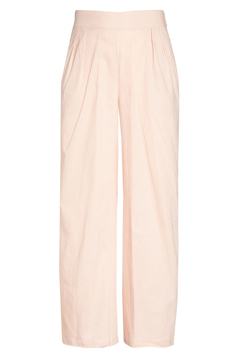 Cici Wide Leg Pants, Alternate, color, PEACH