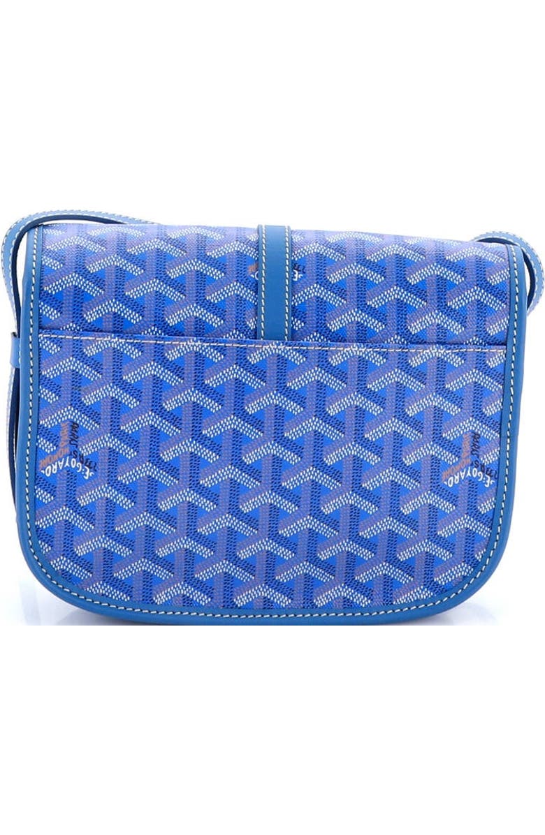 Pre-Owned Goyard Belvedere II Messenger Bag Coated Canvas PM, Alternate, color, Blue