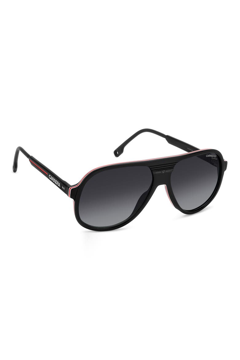 C Sport 59mm Gradient Shield Sunglasses, Alternate, color, BLACK/ GREY SF POLAR