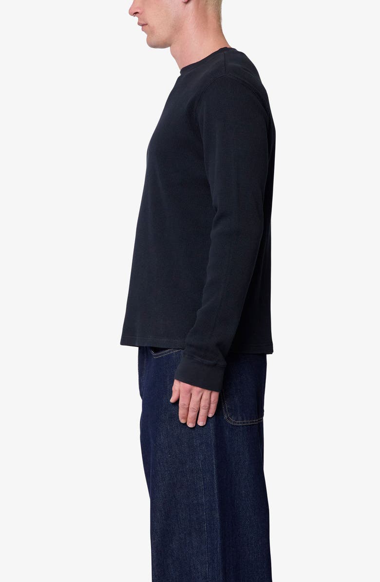 mnml Basic Thermal Long Sleeve T-Shirt, Alternate, color, Black