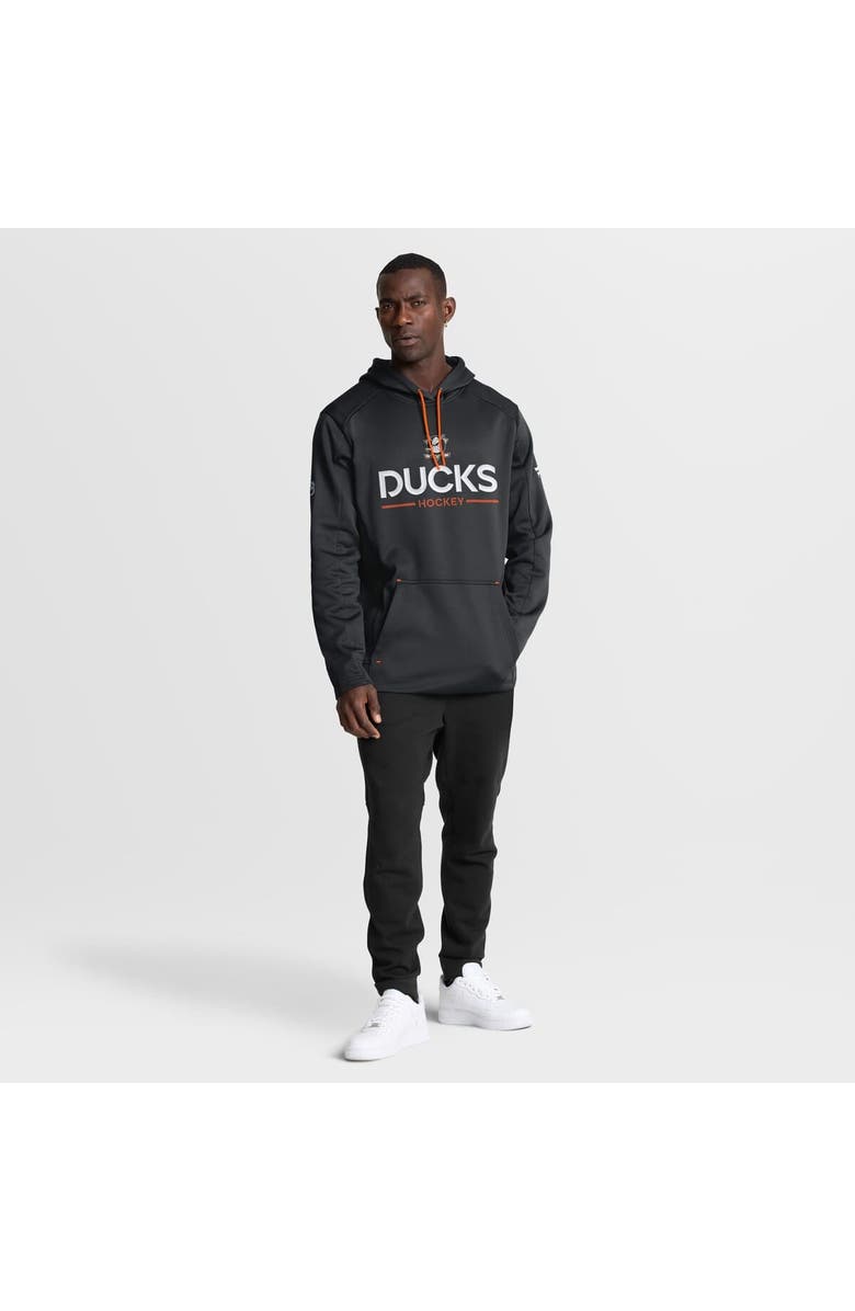 FANATICS Men's Fanatics Black Anaheim Ducks Authentic Pro Rink Hoodie, Alternate, color, Black