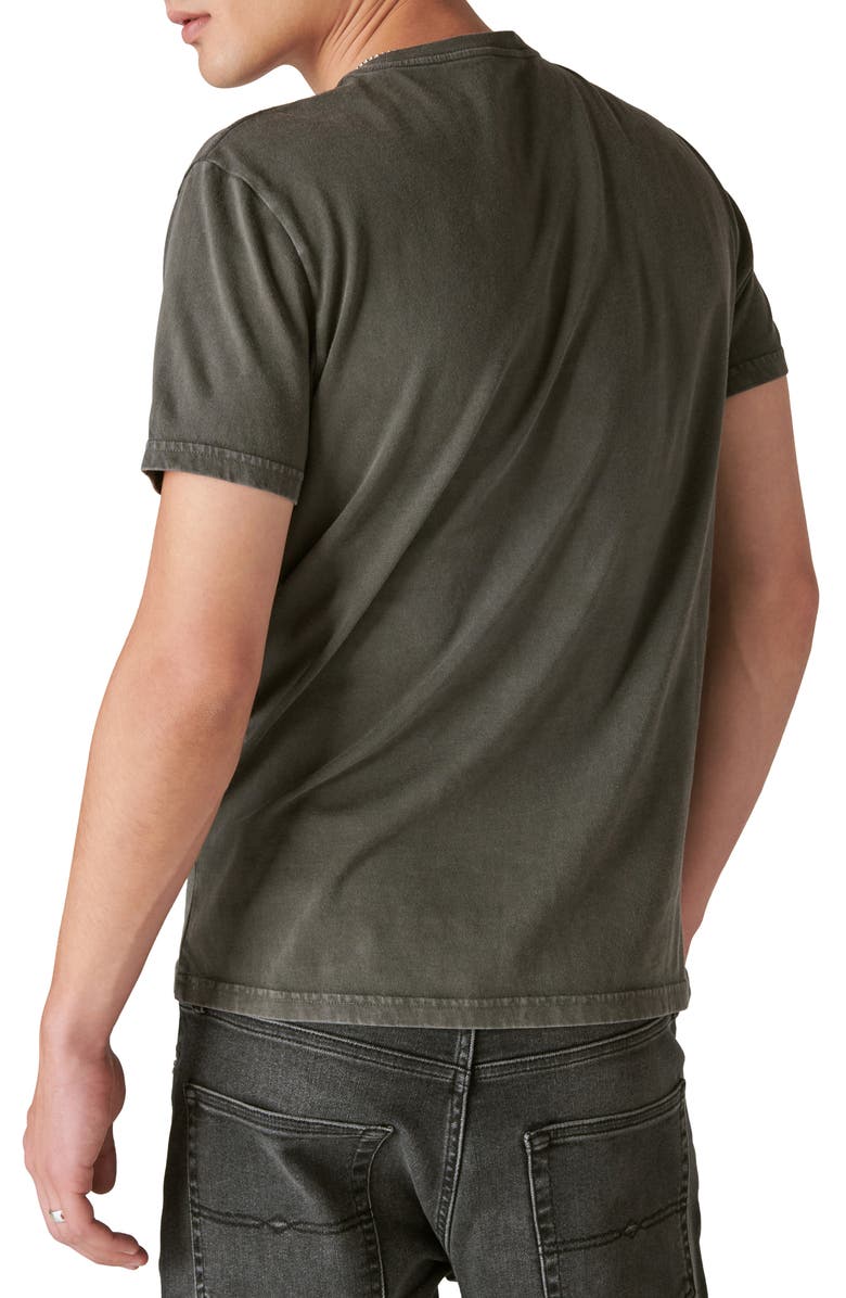 Lucky Brand Rock 'n' Roll Graveyard Cotton Graphic T-Shirt, Alternate, color,