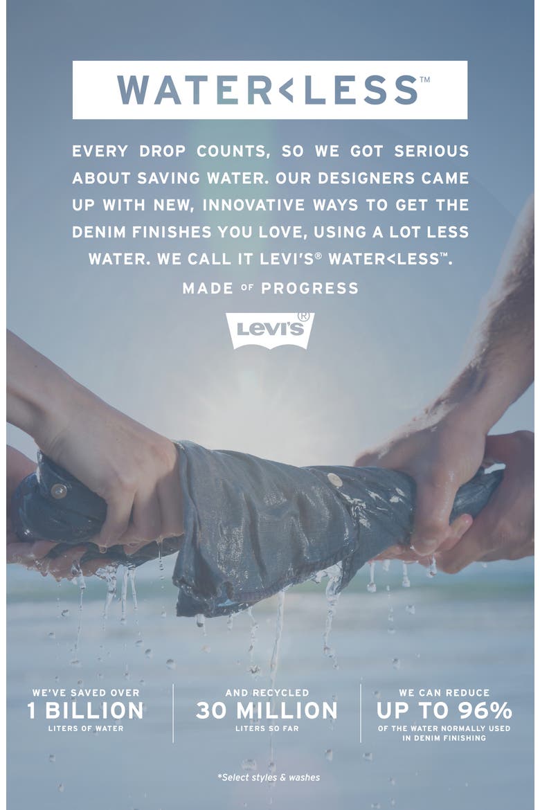 Levi's® Dad Denim Trucker Jacket, Alternate, color, INDIGO ANTHEM
