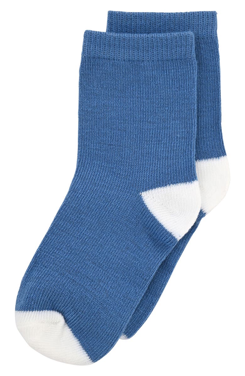 SLEEP ON IT Fitted Two-Piece Pajamas & Socks Set, Alternate, color, Blue