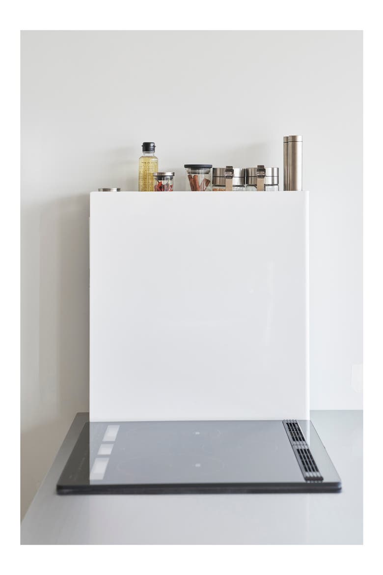 Concealable Two-Tier Spice Rack, Alternate, color, WHITE