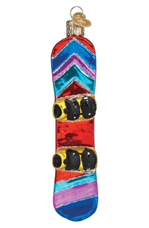 Old World Christmas Snowboard Ornament