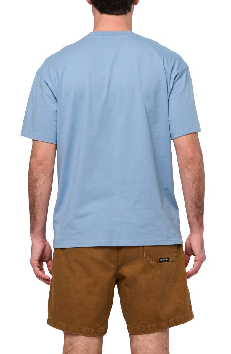 Maui & Sons Diamond Boxy Fit Logo Graphic T-Shirt, Alternate, color, Blue