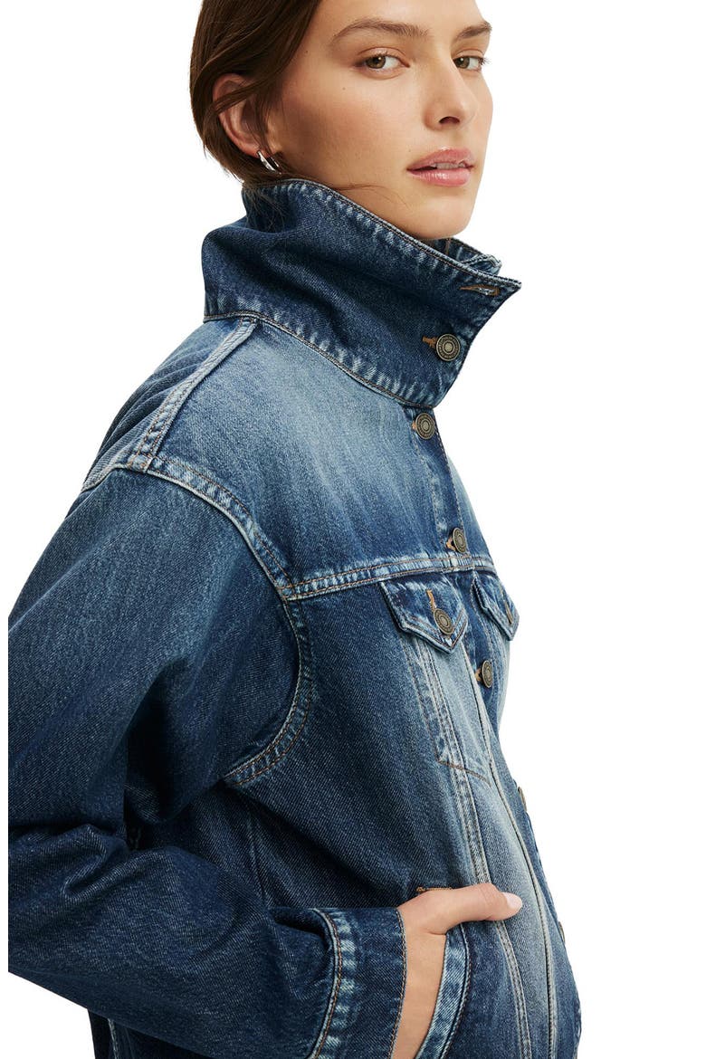 Oli Denim Jacket, Alternate, color, GRAZED BLUE