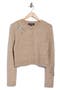 Rhinestone Crewneck Cardigan