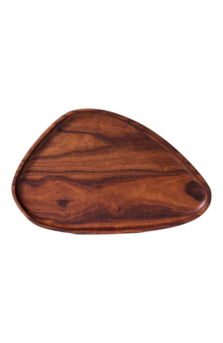 Itza Wood Wooden Leaf Tray, Alternate, color, Granadillo