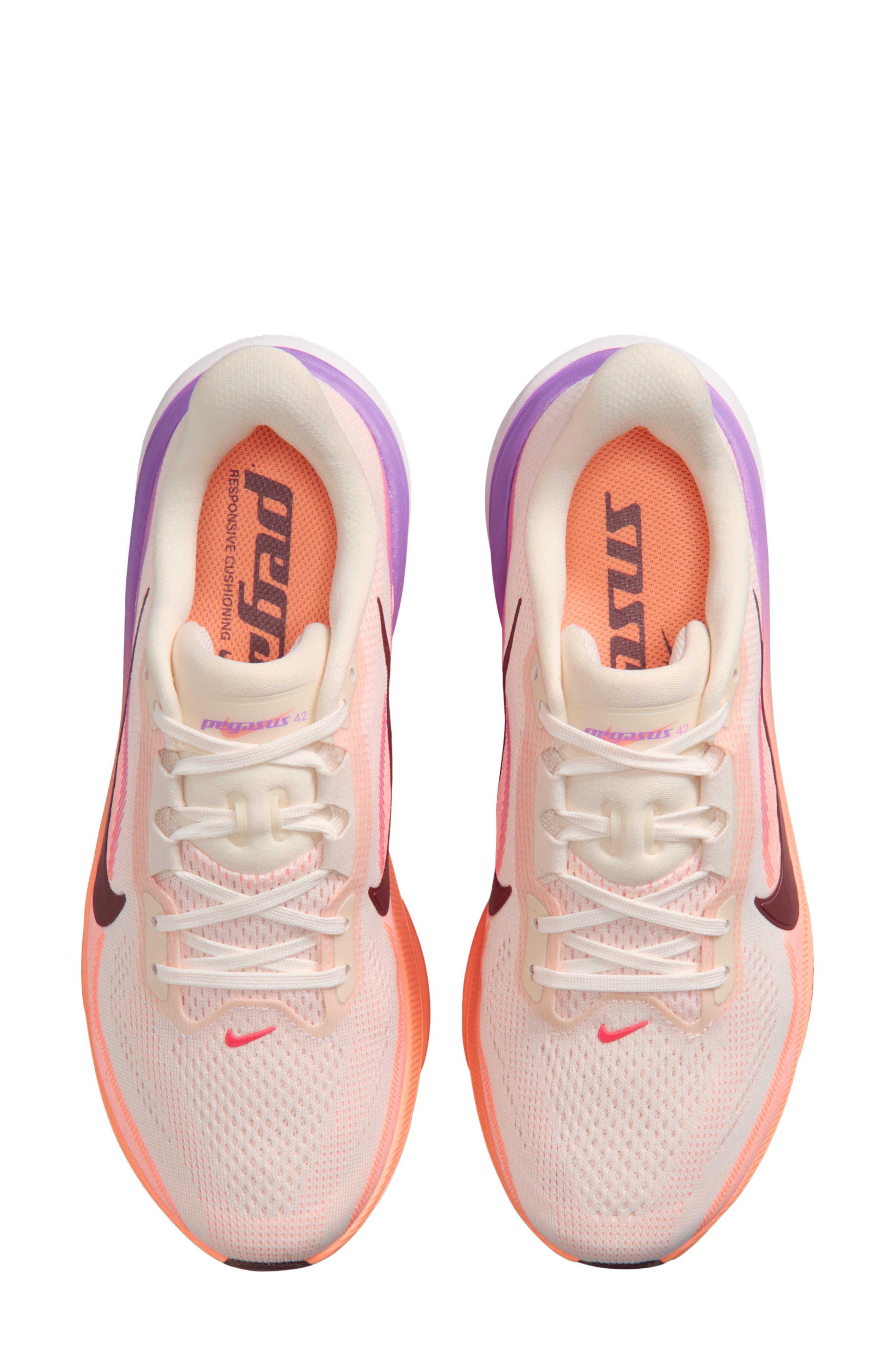Nike Pegasus 42 Running Shoe, Alternate, color, Chalk/Tattoo