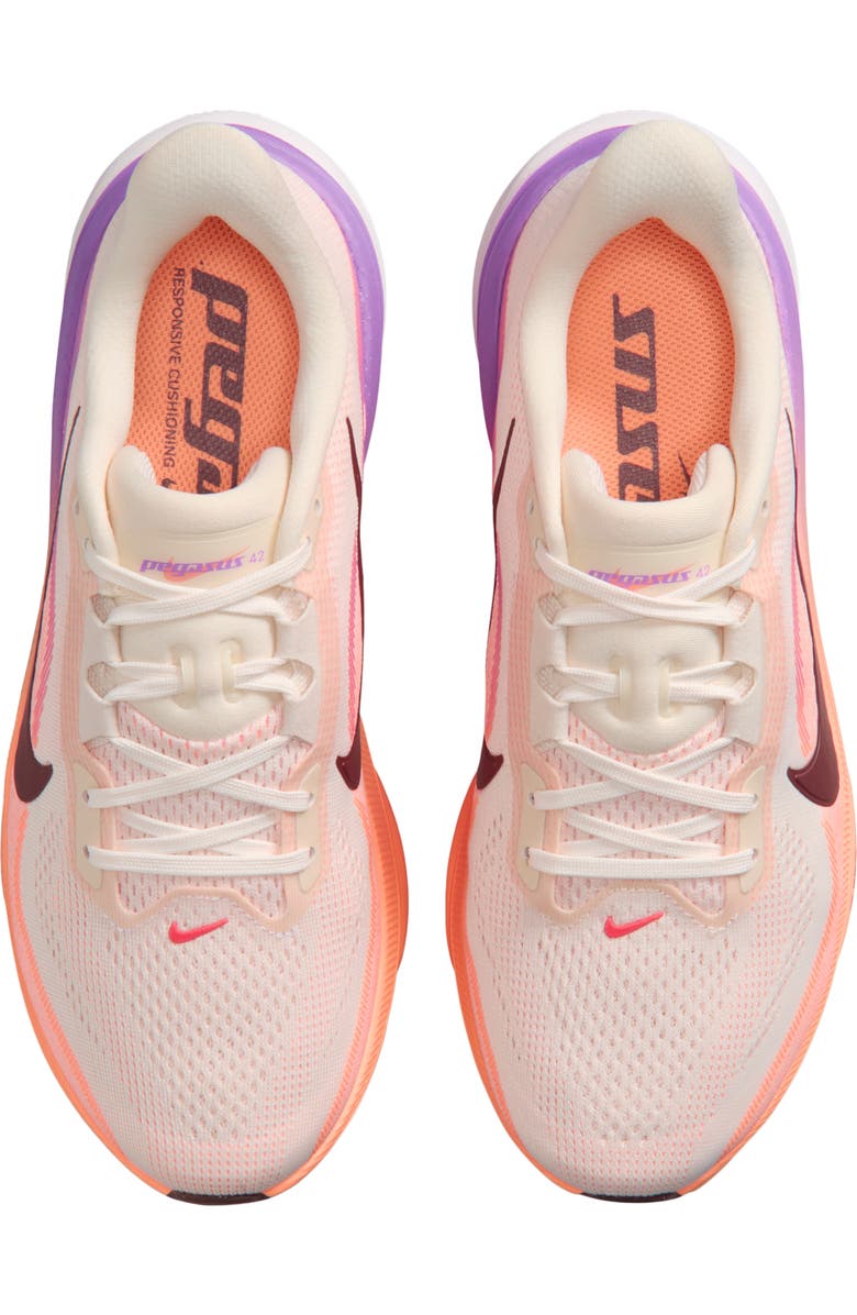 Nike Pegasus 42 Running Shoe, Alternate, color, Chalk/Tattoo