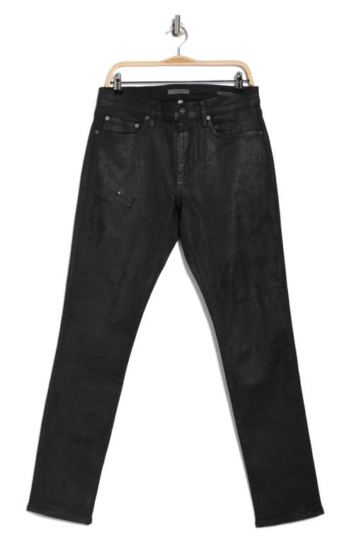 John Varvatos J702 Slim Fit Straight Leg Jeans In Black