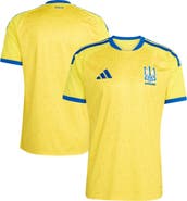 adidas Men's adidas Yellow Ukraine National Team FIFA x World Cup 2026 Home Replica Jersey