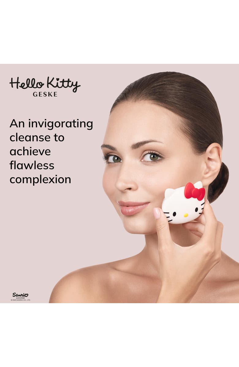 GESKE Hello Kitty SmartAppGuided Facial Brush | 3 in 1, Alternate, color, Hello Kitty Starlight