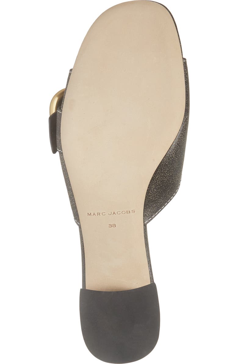 Marc Jacobs The Doll Buckle Slide Sandal, Alternate, color, Black