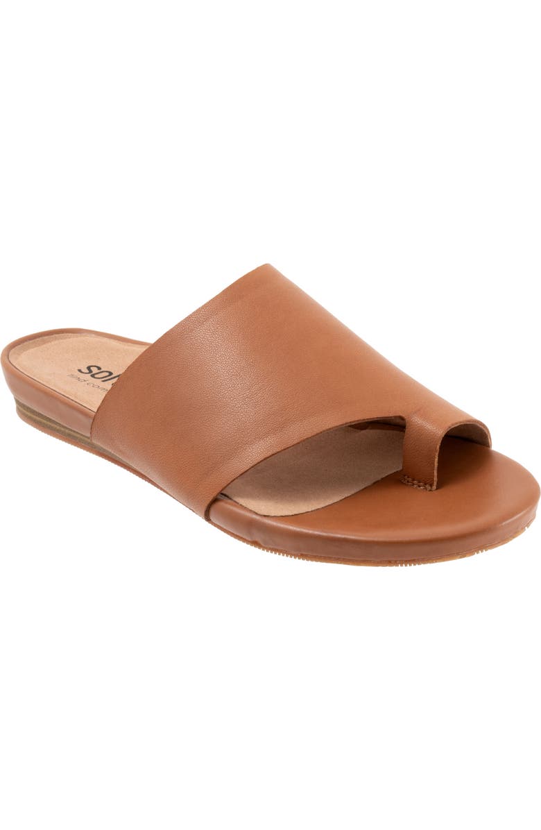 SoftWalk<sup>®</sup> Corsica Slide Sandal, Main, color, Luggage