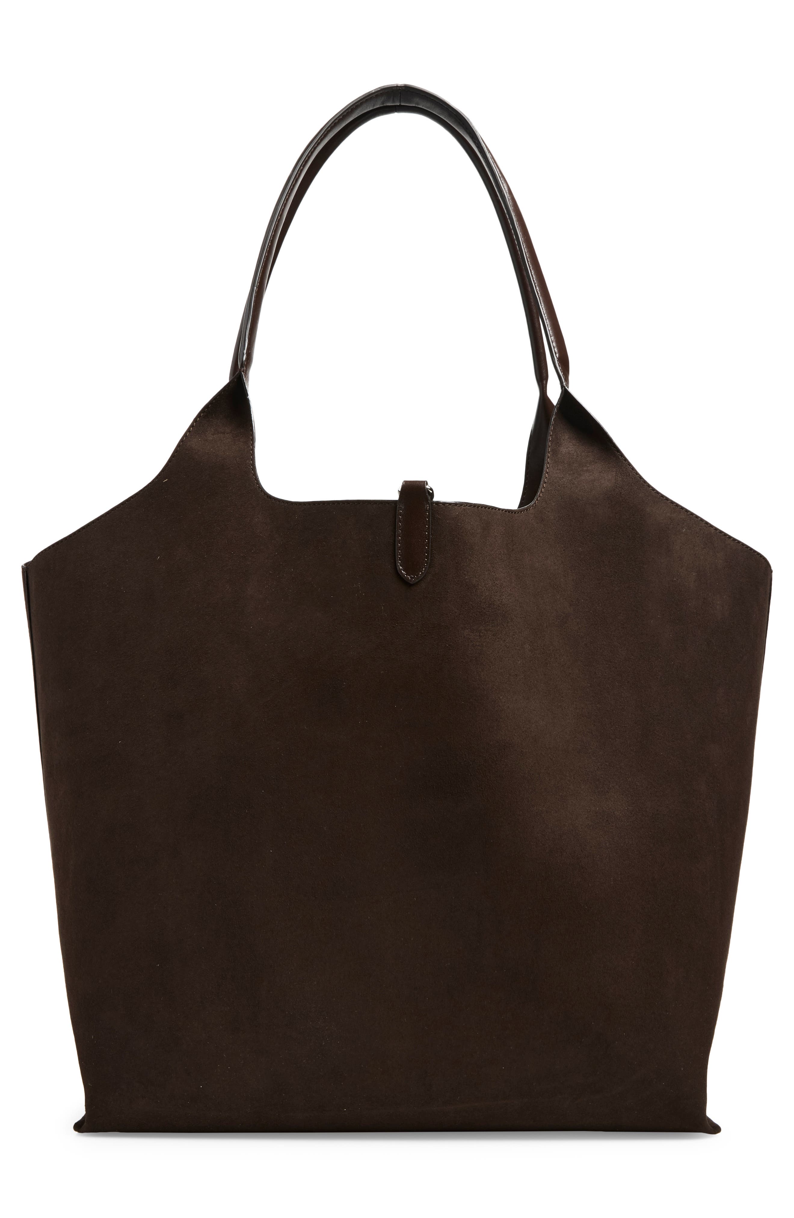 Logo Reversible Tote Bag, Alternate, color, COFFEE