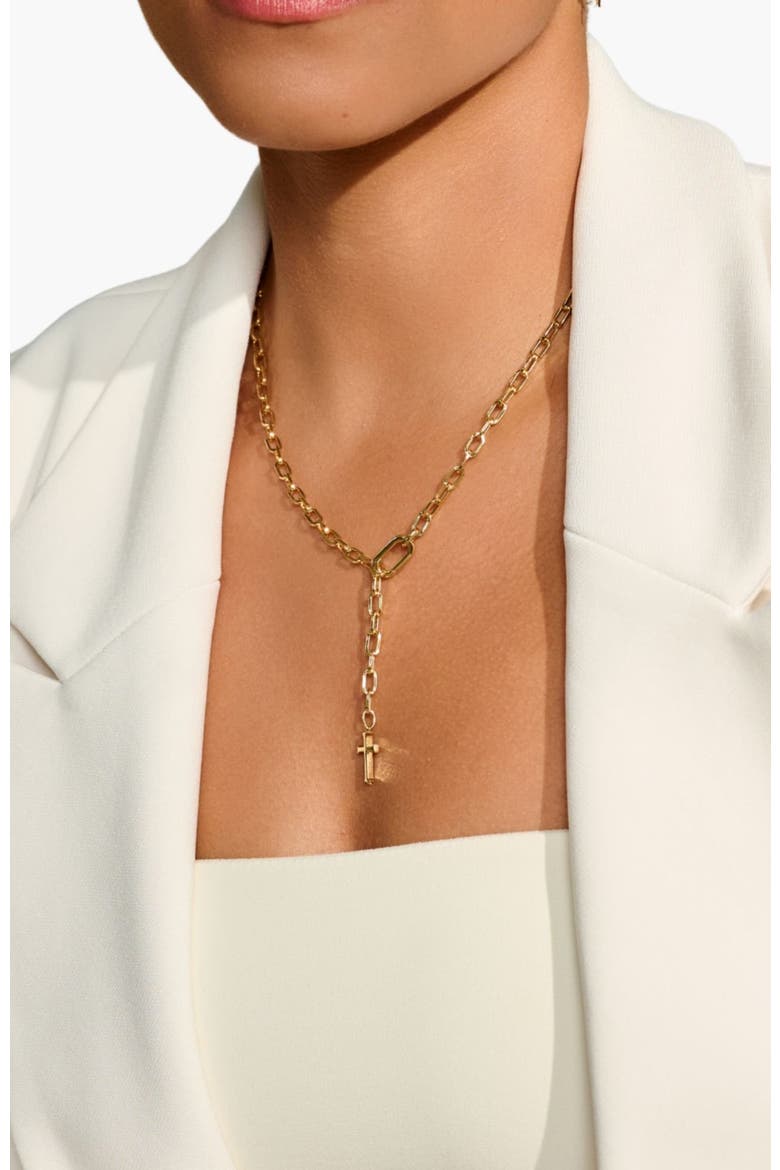 Chain Breaker Convertible Wrap Necklace / Bracelet, Alternate, color, 18k Gold Plated