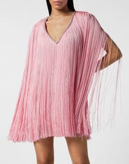 PHILIPP PLEIN Fringe Mini Dress Women