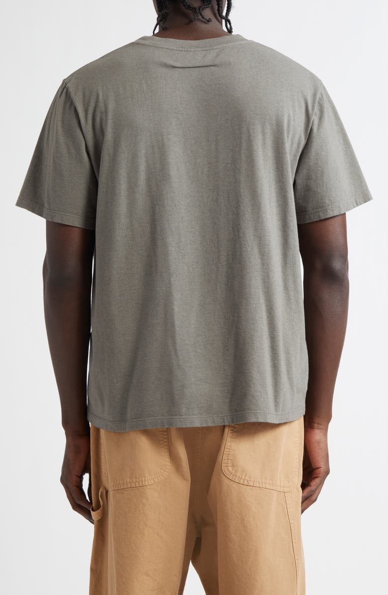 MM6 Maison Margiela Numeric Logo Patch T-Shirt, Alternate, color, Taupe