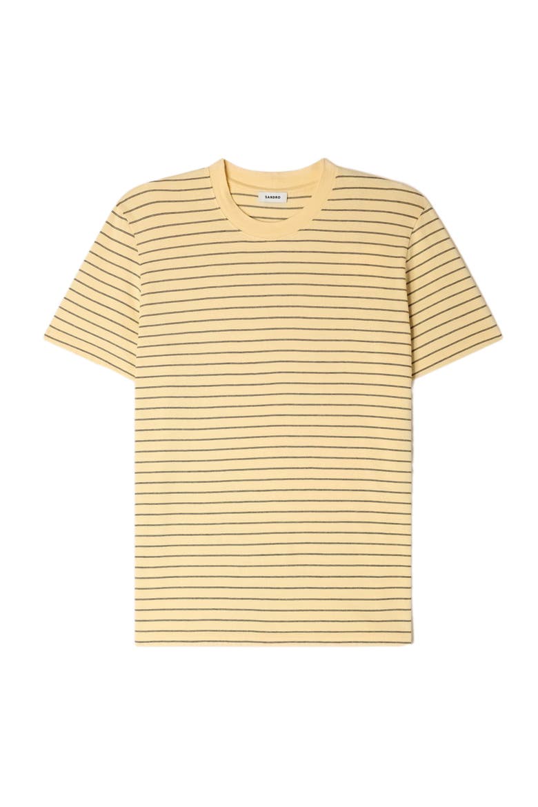 Striped T-shirt, Alternate, color, Yellow / black