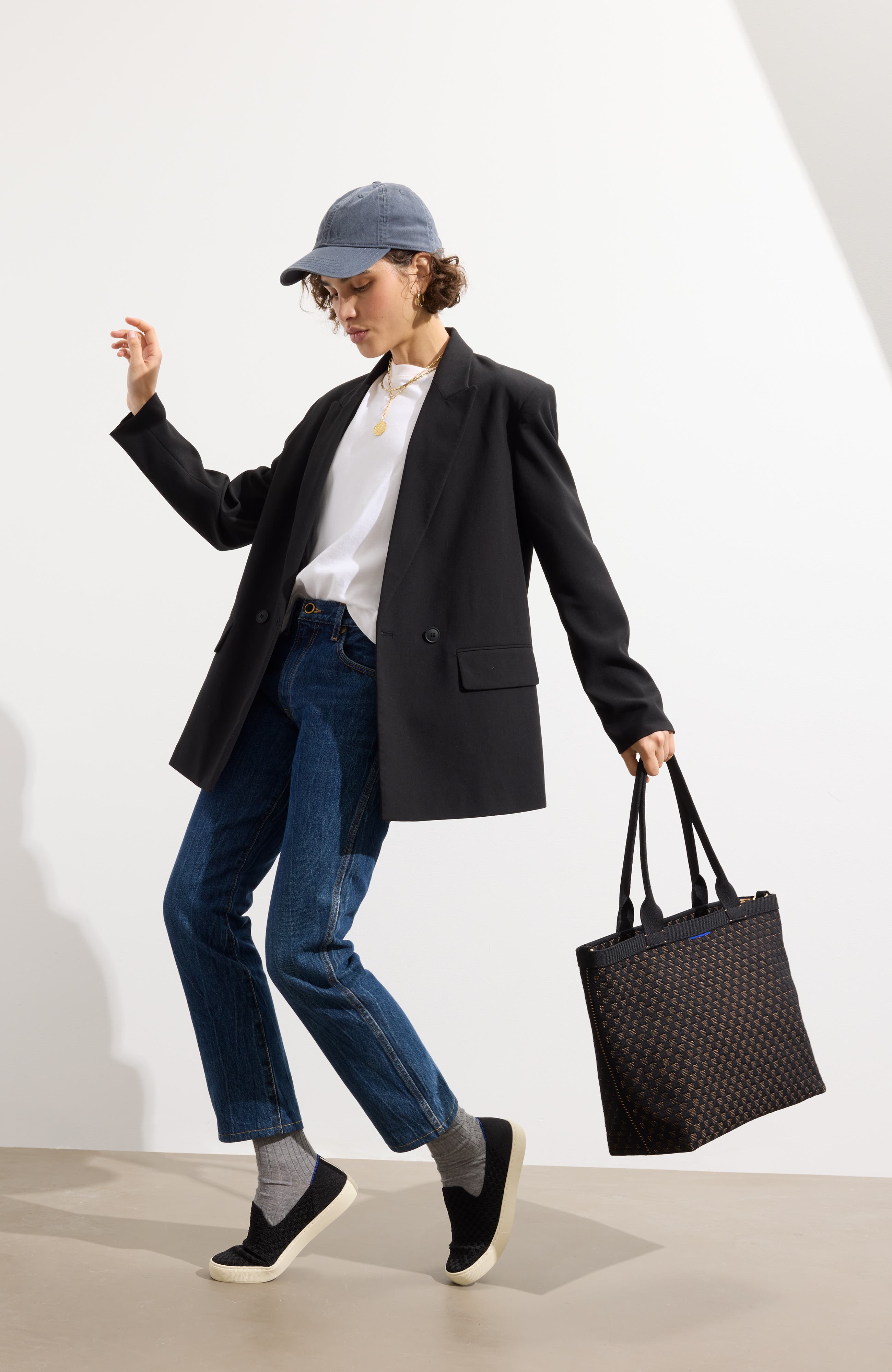 Rothy's The Lightweight Zip Tote, Alternate, color, Night Song